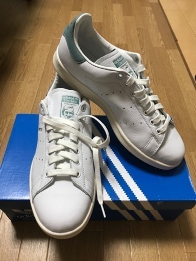 新品未使用 adidas アディダス スタンスミス2016モデル 27.5 ホワイト×ヴェイパース（グリーン）