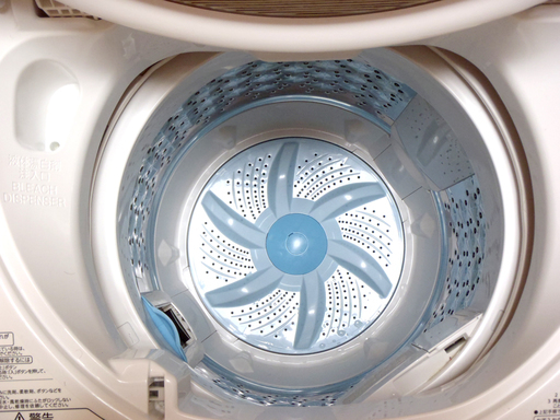 【超美品 使用二回のみ!】東芝 全自動洗濯機　2016年製 6kg AW-6G3(W)