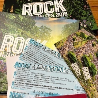 ROCK IN JAPAN ８／5  2枚あります！