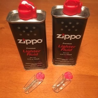 zippo用オイルとフリント 差し上げます