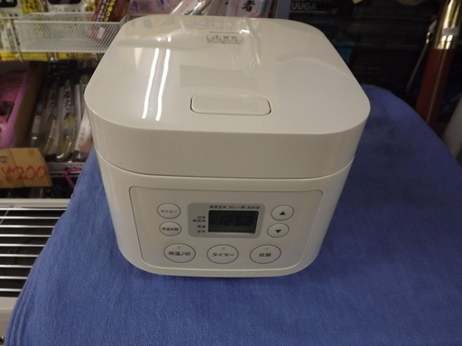 無印良品　良品計画　3合炊き　炊飯器　マイコンジャー　2012年製　TPR-MJ321 札幌　西岡発