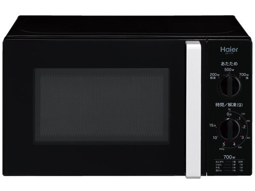 黒　Haier 電子レンジ庫　700w