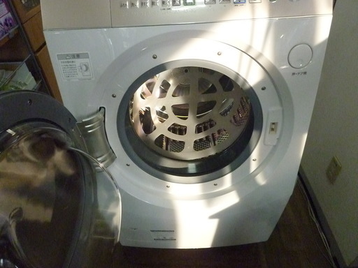 R 中古 SHARP ドラム式洗濯乾燥機（10kg） 左開き 高濃度プラズマクラスター7000搭載 ES-V530 2012年製