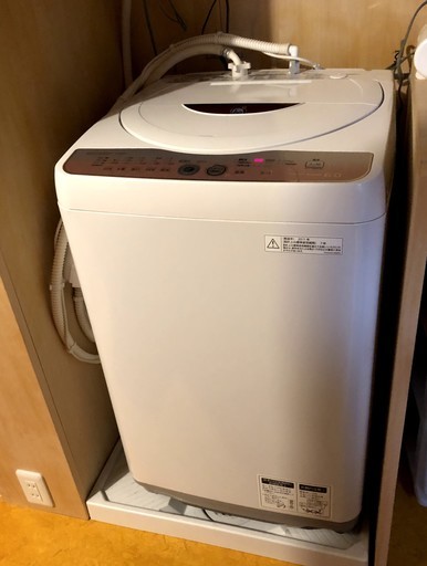 シャープ 洗濯機 6kg 2011年製 ES-GE60L