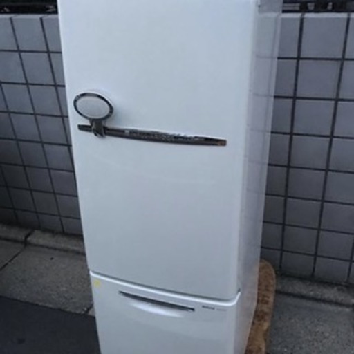 【動作保証有 送料無料】希少 レトロ デザイン家電 National(Panasonic)2ドア冷蔵庫 WiLL FRIDGE mini NR-B16RA 162L ナショナル パナソニック SMEG 目黒区 直接引き取り1000円引き