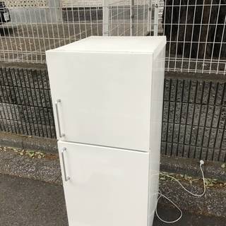 【動作保証有 送料無料】 廃番 稀少 深澤直人デザイン家電  MUJI 無印良品　バーハンドル 2ドア冷蔵庫 M-R14C 137L ホワイト 目黒区 直接引き取り1000円引き 送料無料 冷蔵庫 無印良品 137L 無印良品 バーハンドル冷蔵庫 M-R14C