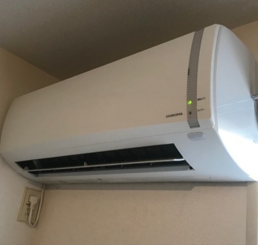 美品コロナルームエアコンCSH-N2217R2017年製冷暖房CORONA保証有