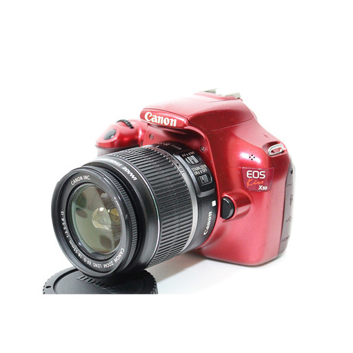 ☆特別色☆canon eos kiss x50 RED レンズセット