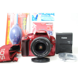 ☆特別色☆canon eos kiss x50 RED レンズセット ☆特別色☆canon eos kiss x50 RED レンズセット