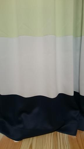【新古品】3色オーダーメードカーテン（レース、カーテンレール付き）