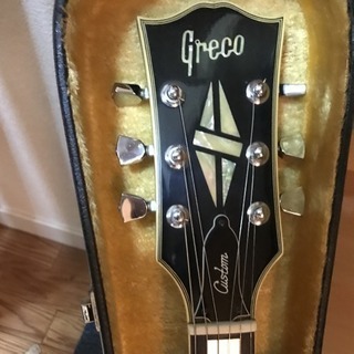 弦楽器、ギター ⭐︎ギターgreco カスタム 70年代ビンテージハードケース付き⭐︎