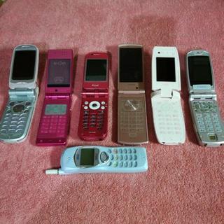 ガラケー 7種セット 携帯電話
