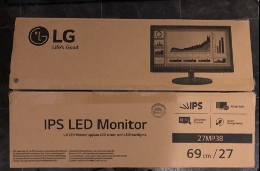 PCモニター LG 27MP38 27インチ