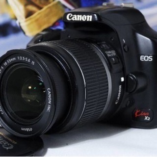 【初心者向き】 Canon EOSKiss X2  ダブルレンズキット オートフォーカス 手ぶれ補正