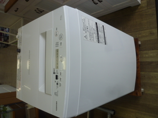 R 中古 TOSHIBA 全自動洗濯機 4.5kg AW-45M5 2017年製