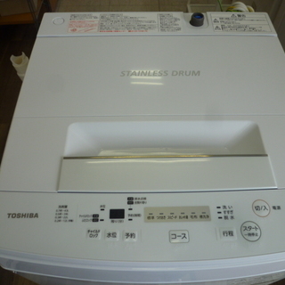 R 中古 TOSHIBA 全自動洗濯機 4.5kg AW-45M5 2017年製