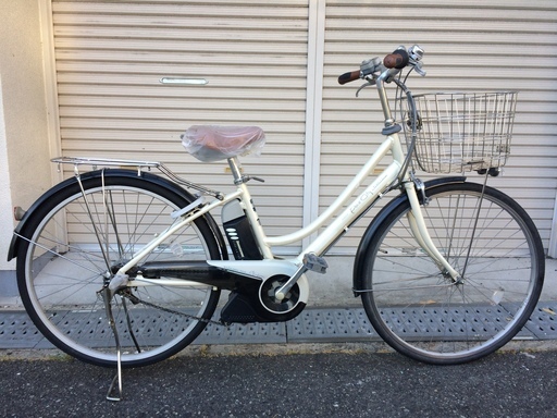 ヤマハ パス リチウム 26インチ 緑 神戸市 電動自転車 ビビ アシスタ 