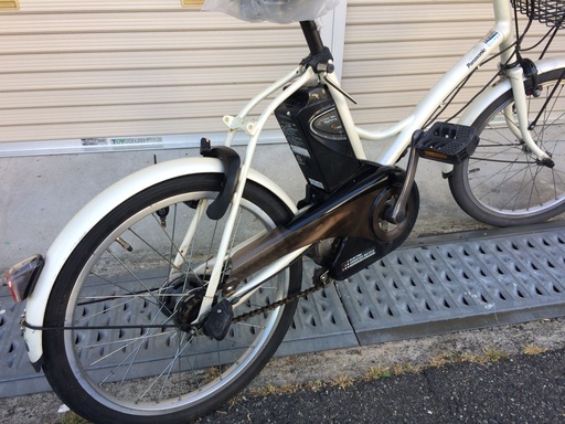 パナソニックシュガードロップ新基準20インチパスシティXグリッター神戸市電動自転車地域限定 (モトチャリ) 西灘の自転車の中古あげます・譲り