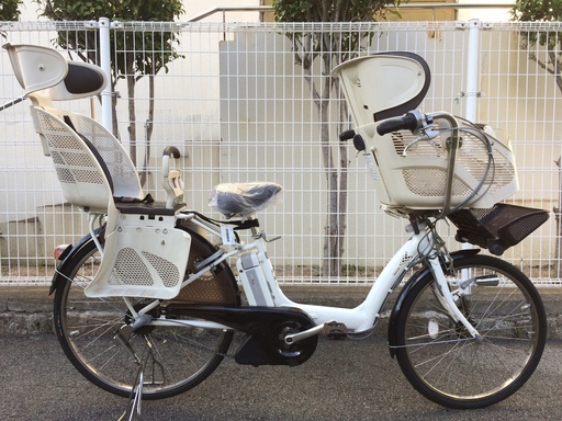 ブリヂストン　アンジェリーノ　新基準　三人乗り　子供乗せ　長生き　8,1AH　ギュット　キッス　神戸市　電動自転車　地域限定