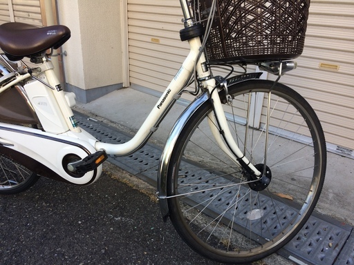 パナソニック ビビ DX 新基準 子供乗せ 白 8,9AH ナチュラ アシスタ 神戸市 電動自転車 地域限定