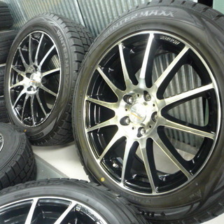 完全深溝★215/55R17　オデッセイ　RB　RC　ヴェゼル　ウインターMAXX　バリ山　安心調整済み発送　即装着可能　ディーラー点検・車検OK