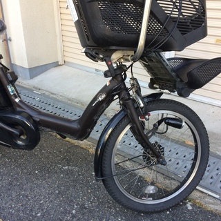 地域限定送料無料　ヤマハ　キッスミニ　XL　三人乗り　新基準　子供乗せ　12,8AH　ギュットミニ　アンジェリーノ　神戸市　電動自転車