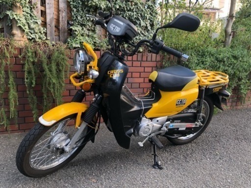 クロスカブ CC110 黄色 屋根付き保管 程度良好