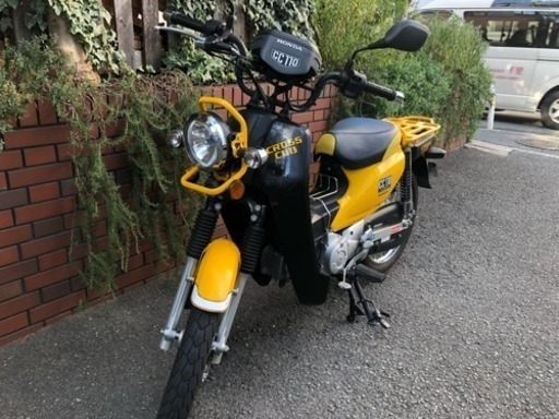 クロスカブ CC110 黄色 屋根付き保管 程度良好