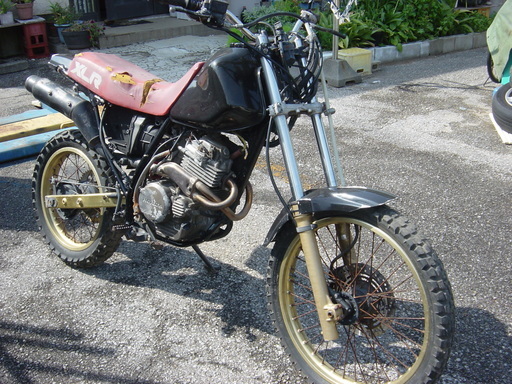 ジャンク　　ホンダＸＬＲ２５０不動　　部品取り車　　レーサー仕様？？