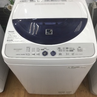 [安心の6ヶ月保証]SHARP 全自動洗濯機 4.5kg [トレ...