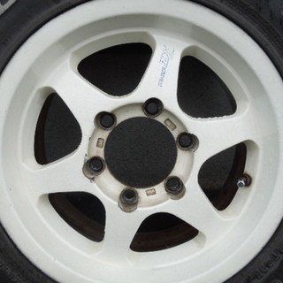 エンケイ ボーグナーZX 6.5J ＋24 BFグッドリッチ LT235/75r15 デリカ