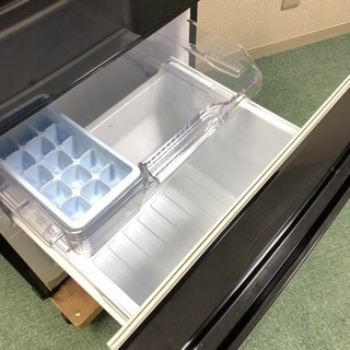 配達無料＊極美品＊三菱 2017年製 人気のお洒落なブラック！大きめの146L＊