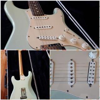 エレキギター fender usa アメスタ ストラト 稀少色 美品！  