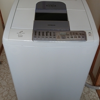 中古・5年使用★★ 乾燥付全自動洗濯機 BW-D8HV 08年製 8.0ｋｇ 日立★取扱説明書付