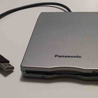 Panasonic　ＵＳＢ接続ＦＤＤ　CF-VFDU03（中古）