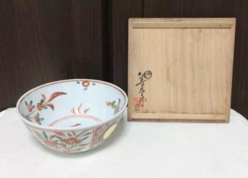 美品！！古※永楽妙全 赤絵菓子鉢 「本物保障」 www.altatec-net.com