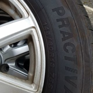 タント145/80R13 夏タイヤ　ホイールセット