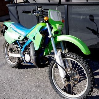 kawasaki KDX125SR ライムグリーン　A1 栃木県 