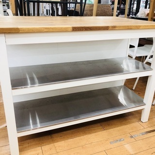 売れ筋 【近隣配送可能】IKEA アイランドキッチンカウンター