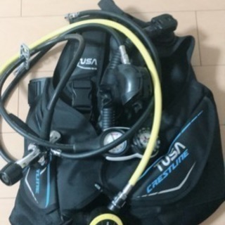 TUSA BCD AQUALUNG レギュレーターセット ダイビ...