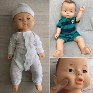 新生児モデル人形 沐浴人形 お洋服付き