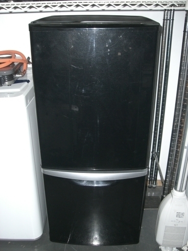 National ナショナル ノンフロン冷凍冷蔵庫 135L NR-B142J-K ブラック 2007年製