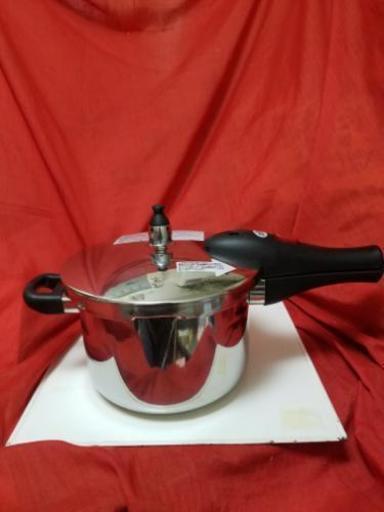 美品ドウシシャ3L　片手圧力鍋
