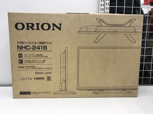 【安心の長期１年保障付】国内メーカーORIONの未使用品LED液晶テレビでございます