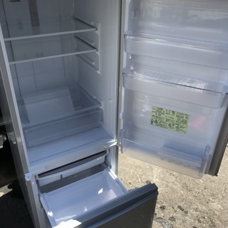 シャープ　2016年製　シルバー　2ドア冷蔵庫　*M*