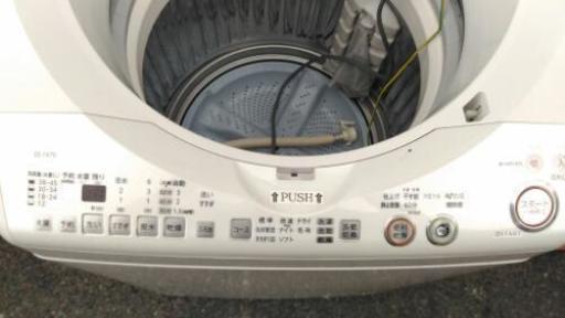 SHARP 　電気洗濯乾燥機　動作確認済み　クリーニング済み　ES-TX70-A