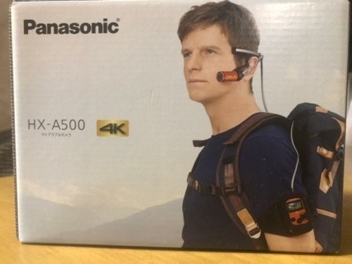 Panasonic 4kウェアラブルカメラ HXーA500防水 中古美品