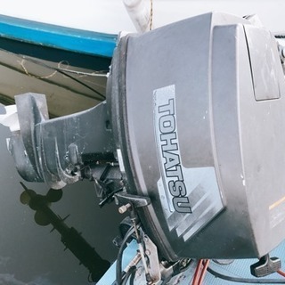 22フィートボート トーハツ船外機 検査受けたばかり