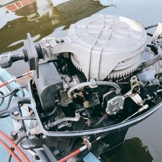 22フィートボート トーハツ船外機 検査受けたばかり