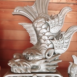 鬼瓦 鯱鉾 大